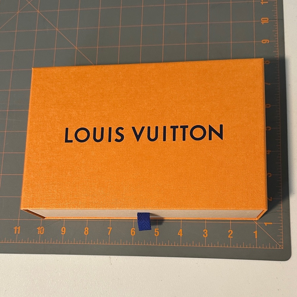 Louis Vuitton Orange Gift Box with Blue Accent